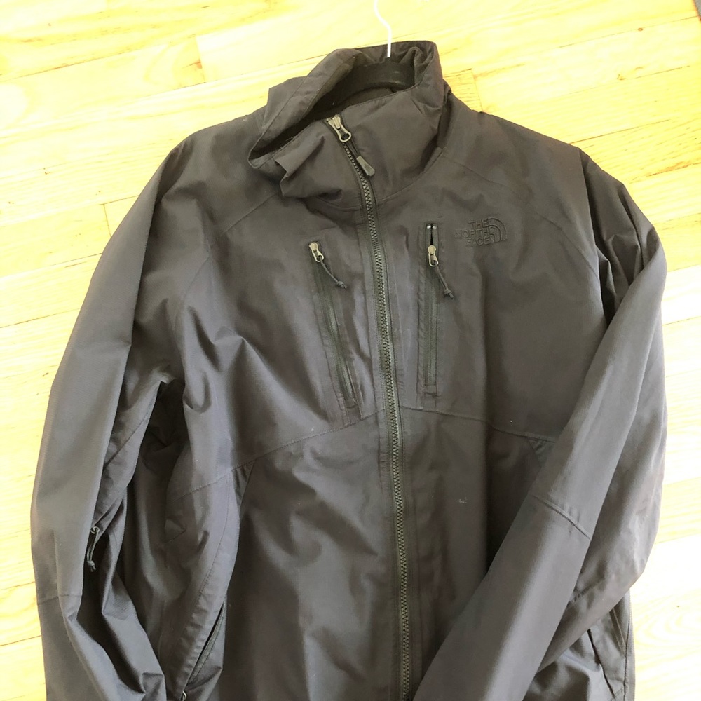 North face water proof jacket, no hood